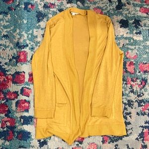 3/$20 Mustard hip length cardigan from stitchfix